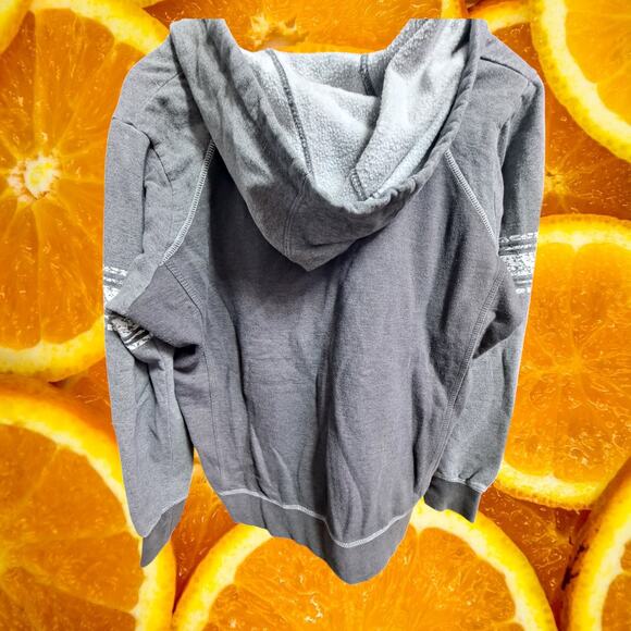 NFL Women's Gray Ravens Fleece Hooded Long Sleeve‎ Pullover Sweatshirt - Picture 3 of 7